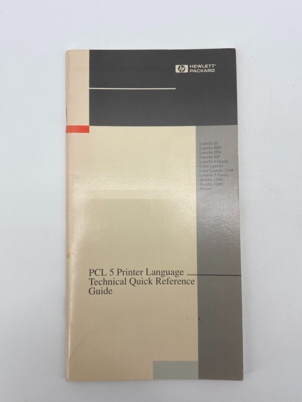 3 Books 1996 HP PCL5 Comparison Guide/Printer Language/Color Technical Reference - Picture 4 of 7